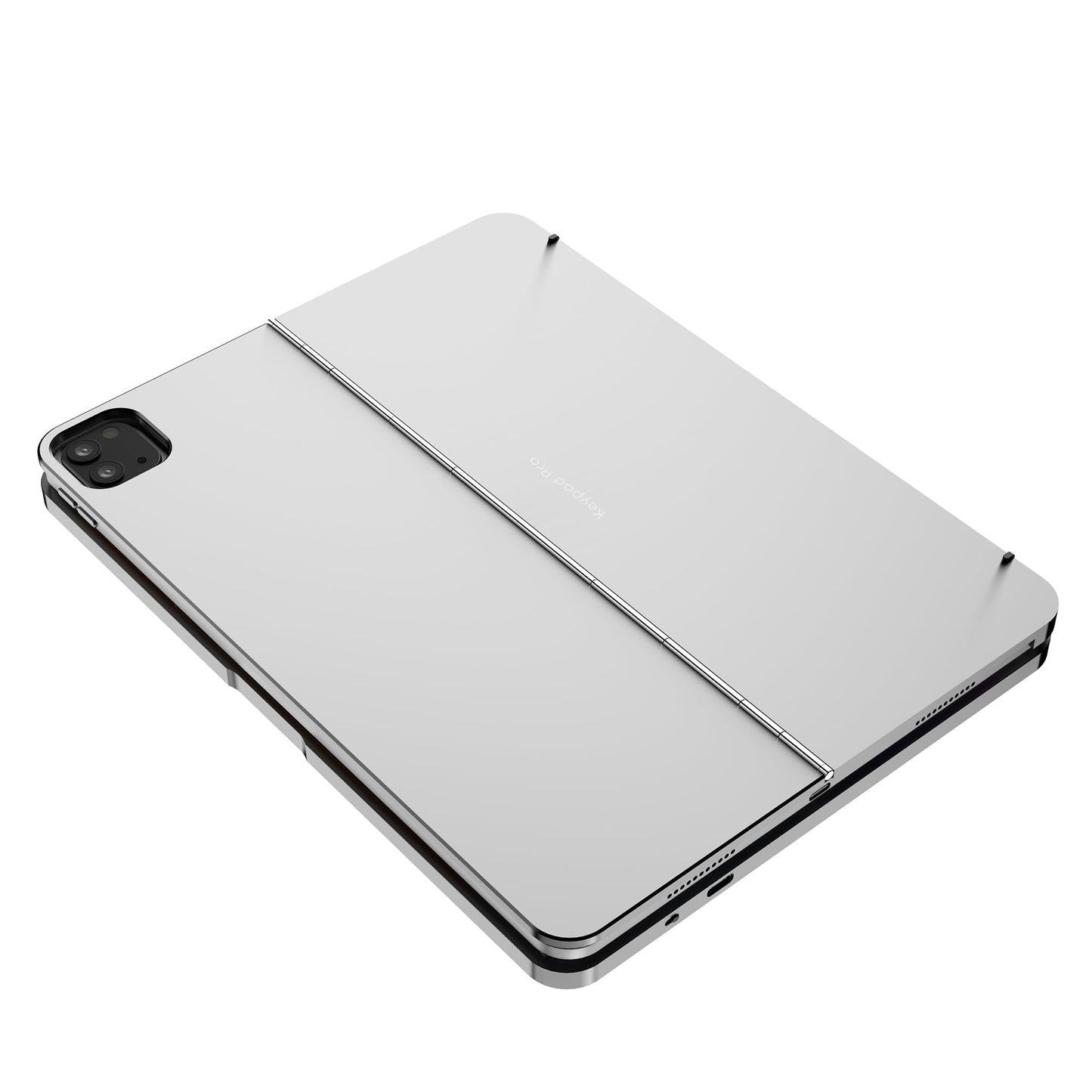 iPad keyboard case with wireless Bluetooth, perfect for work on the go