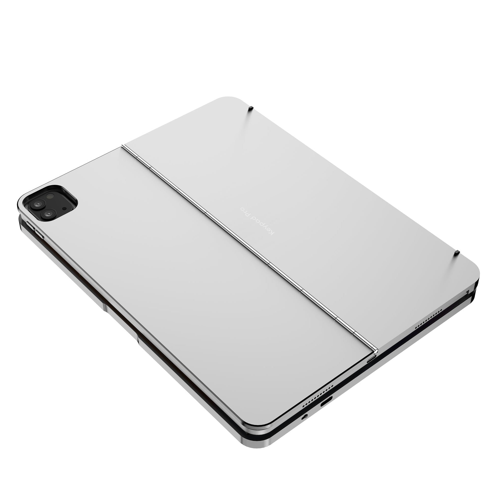 iPad keyboard case with wireless Bluetooth, perfect for work on the go